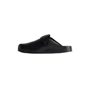 Balenciaga NIB Unisex Leather Sunday Mules in Black Size 36